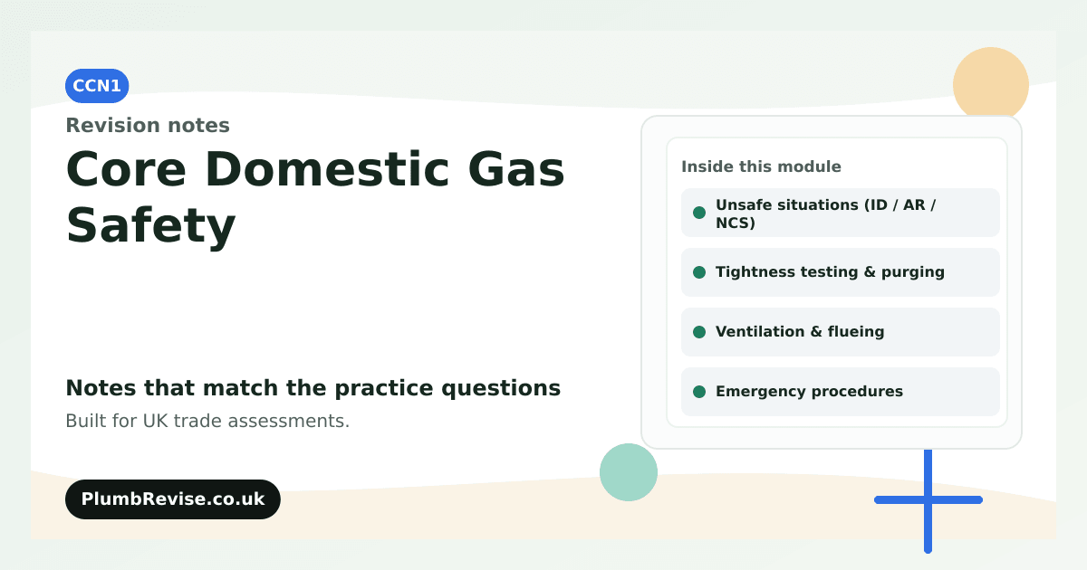 Meters, regulators and the emergency control valve